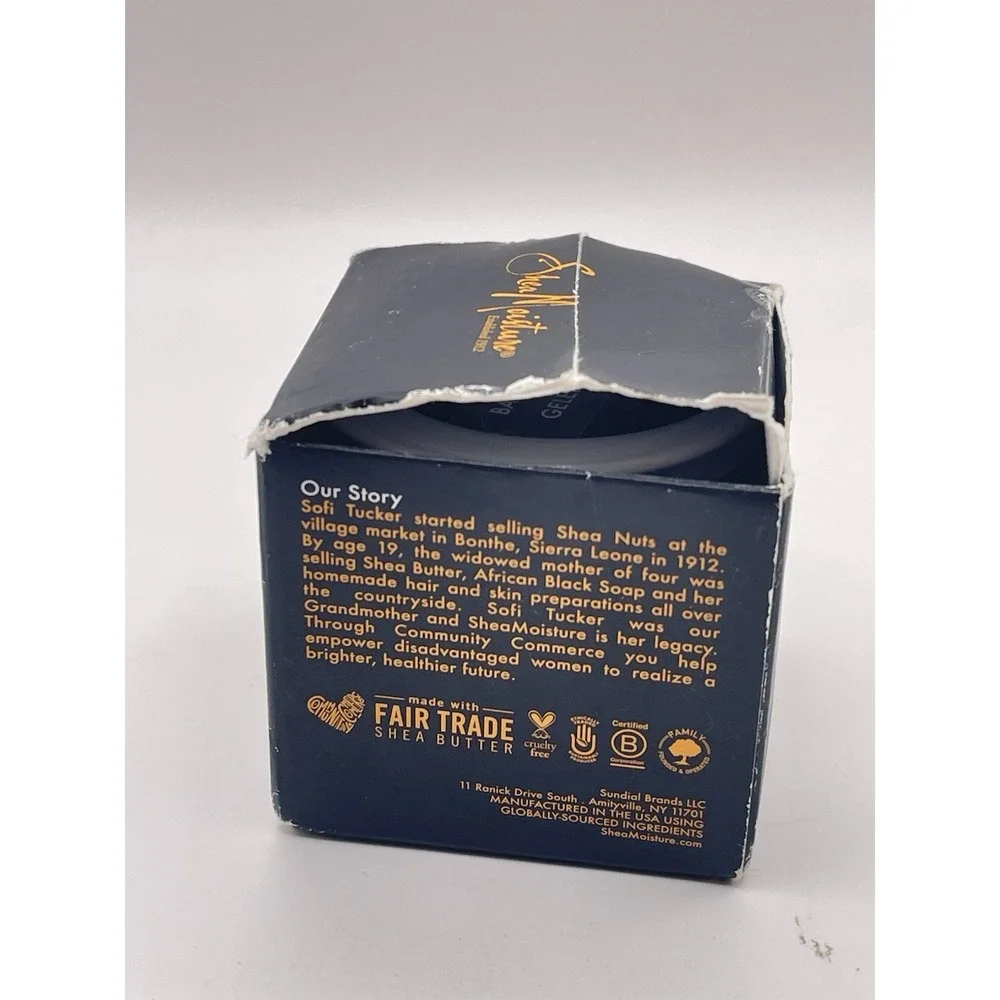 Shea Moisture African Black Soap Bamboo Charcoal‎ Gelee Skin Moisturizer  2 oz